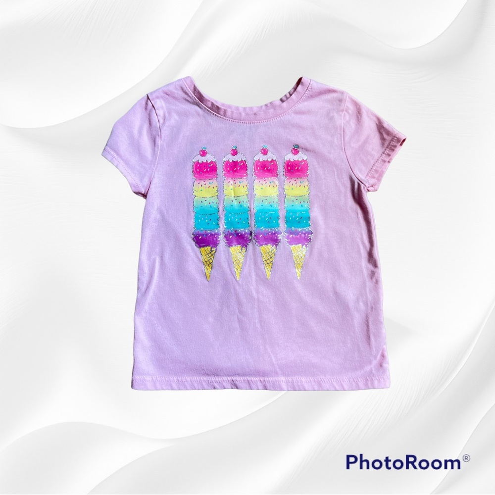 Toddler’s ice cream t-shirt.